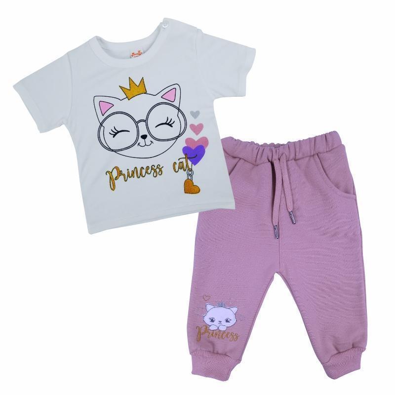 Conjunto de niña bebe CANDY GATA